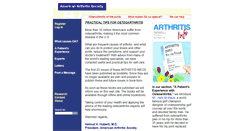 Desktop Screenshot of americanarthritis.org